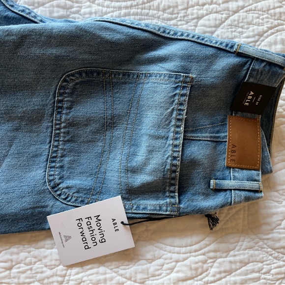 ABLE light wash jeans women’s size 29 - Picture 3 of 4